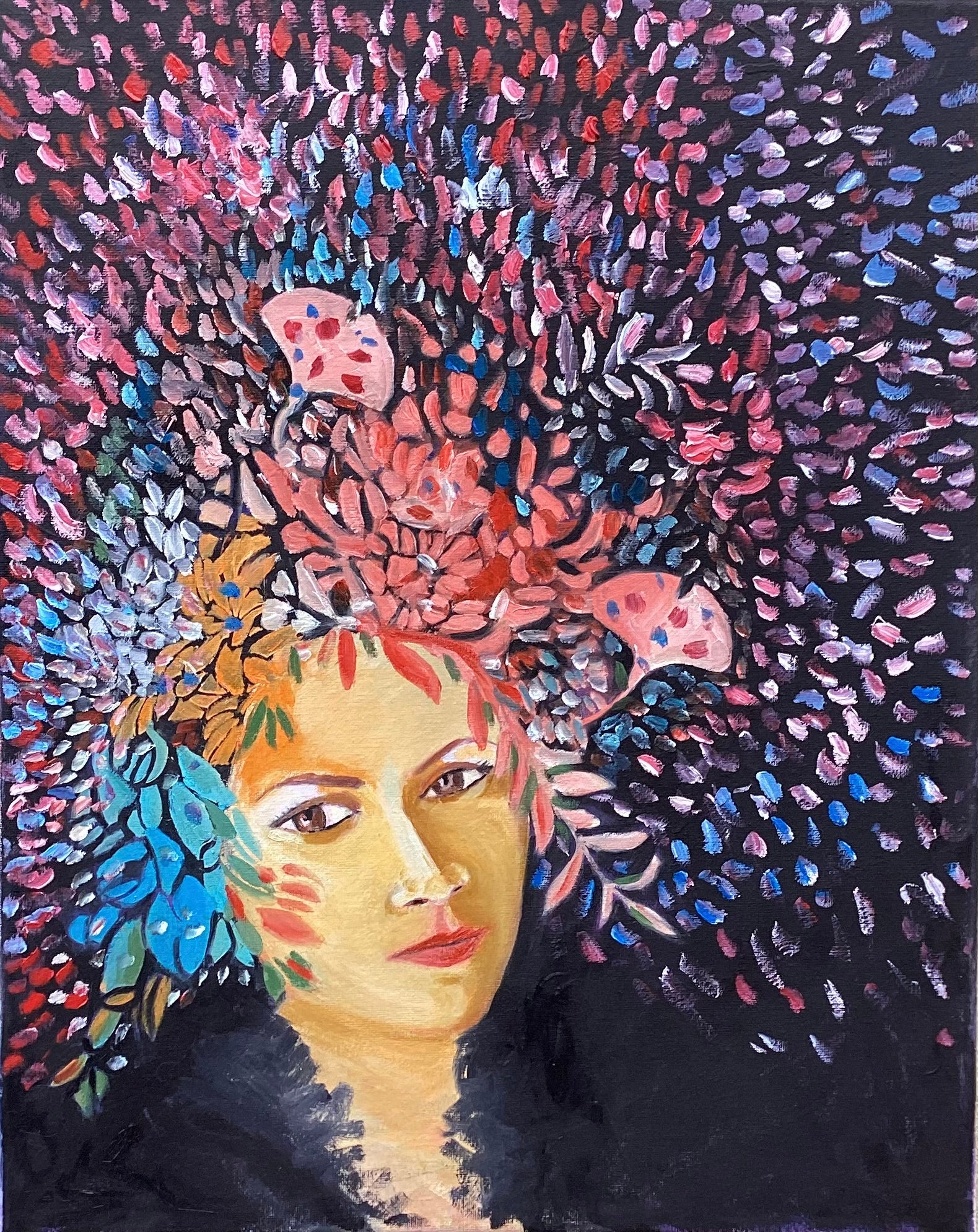 Autoportrait de l'artiste : Frida Narin